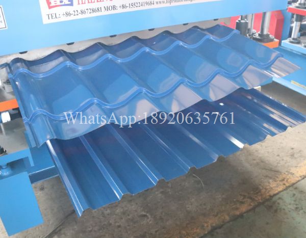 linie productie tabla tip tigla cu strat dublu trapezoidal glazurat-1
