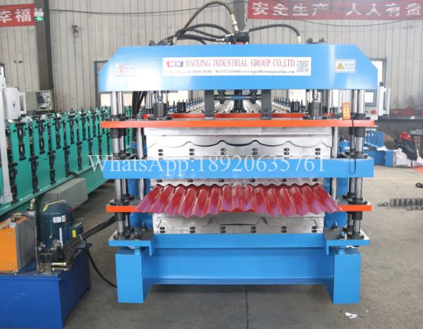 hydraulic three layer roll forming roofing machine-2
