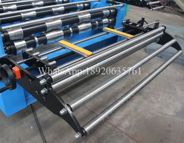 three layer aluminium roofing sheet making machine-4