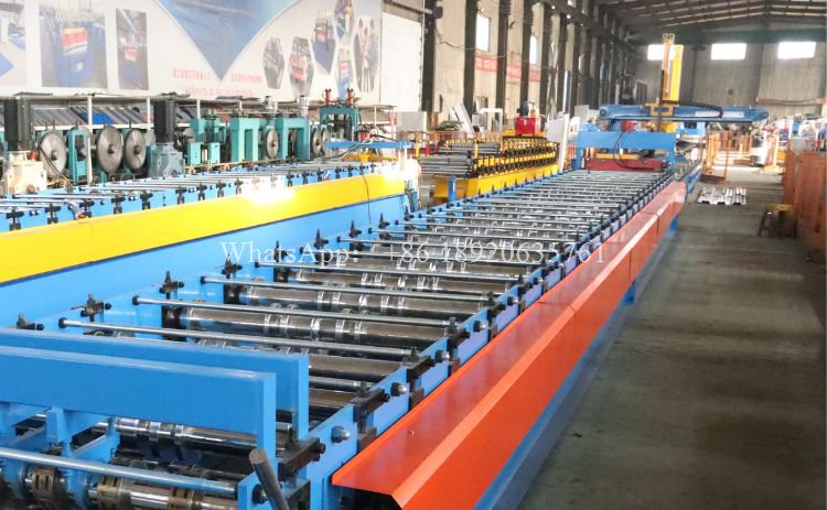 steel sheet floor deck roll forming machine line