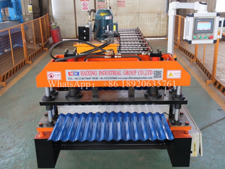 Corrugated Sheet Metal Roof Making Machine