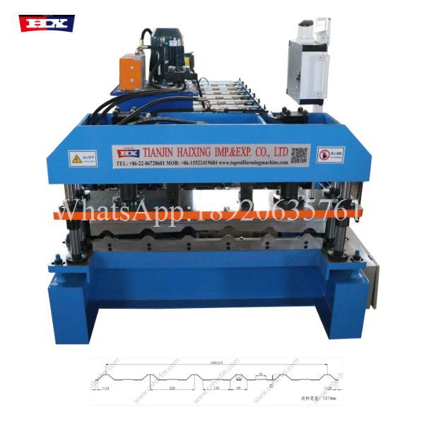 trapezoidal metal roofing roll forming machine