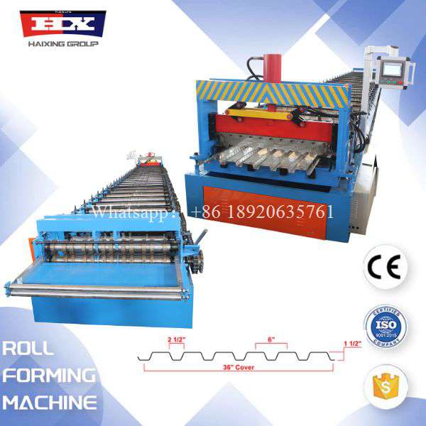 1.5'' type B decking floor roll forming machine