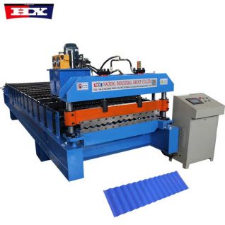 Maquina para fabricar zinc acanalado