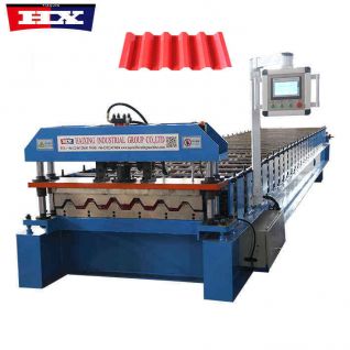 Maquina para fabricar telhas de zinco pv6