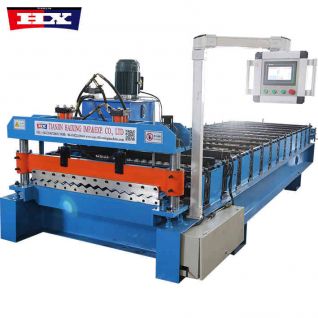 Maquina roladora de lamina acanalada