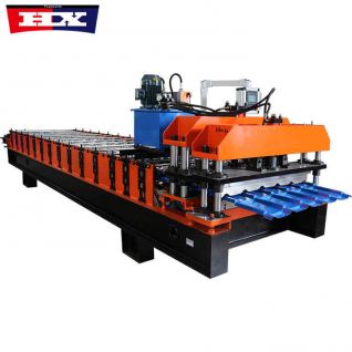 Iron Glazed Metal Roof Wall Panel Roll Forming Machine