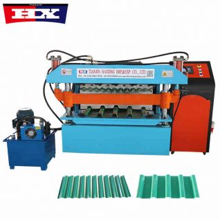 Metal Double Layer Roll Forming Machine Corrugated