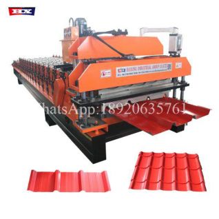PV4 glazed double layer roofing sheet roll forming machine