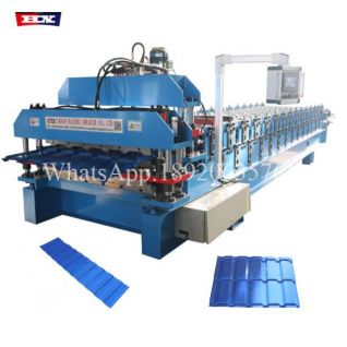 glazed trapezoidal double layer machine