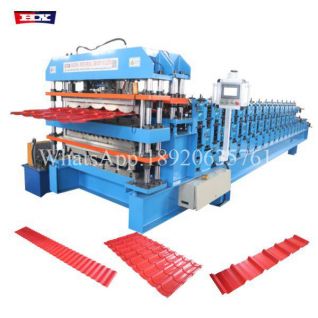 hydraulic three layer roll forming roofing machine