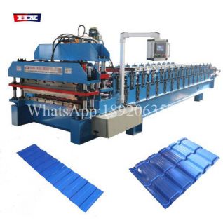 machine profileuse de tôle C8 trapézoïdales à double couche