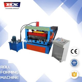 Metal floor deck roll forming machine